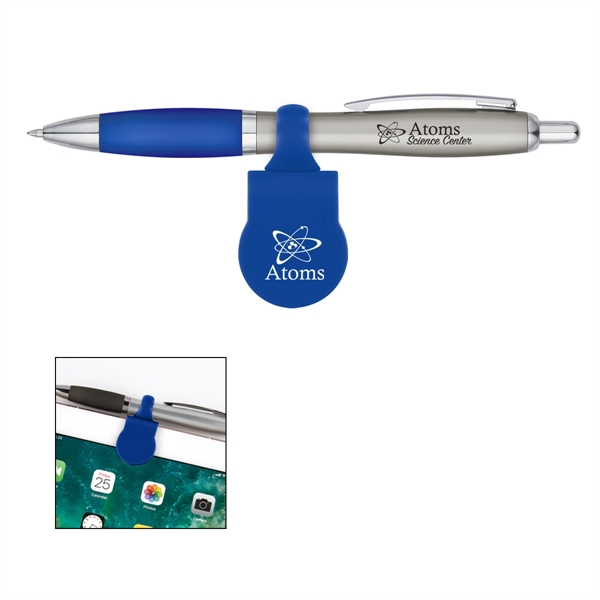Clip-On Pen-Holding Webcam Cover with Sleek Pen - Clip-On Pen-Holding Webcam Cover with Sleek Pen - Image 2 of 7