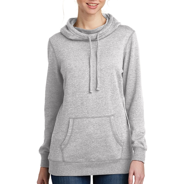 District Made® Women's Fleece Hooded Jacket - District Made® Women's Fleece Hooded Jacket - Image 2 of 4