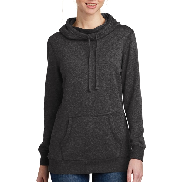 District Made® Women's Fleece Hooded Jacket - District Made® Women's Fleece Hooded Jacket - Image 3 of 4