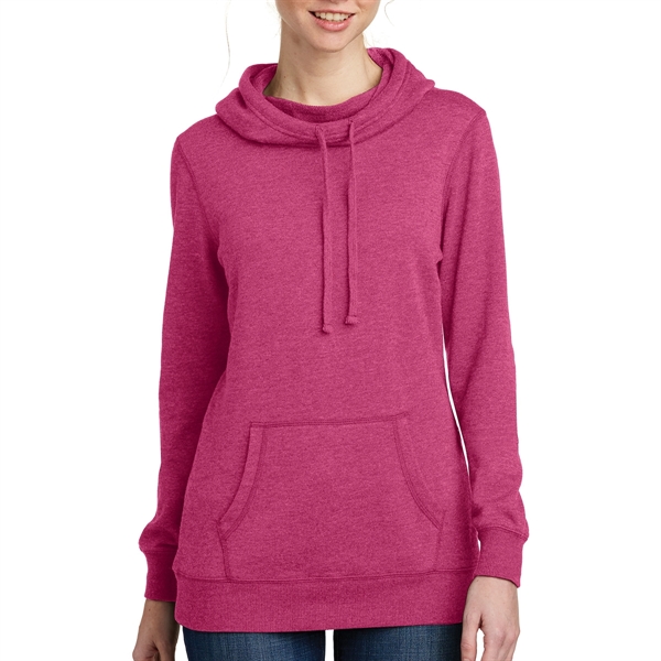District Made® Women's Fleece Hooded Jacket - District Made® Women's Fleece Hooded Jacket - Image 4 of 4