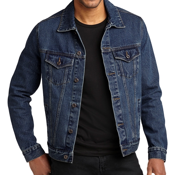 Port Authority® Stonewashed Everyday Denim Jacket - Port Authority® Stonewashed Everyday Denim Jacket - Image 1 of 1