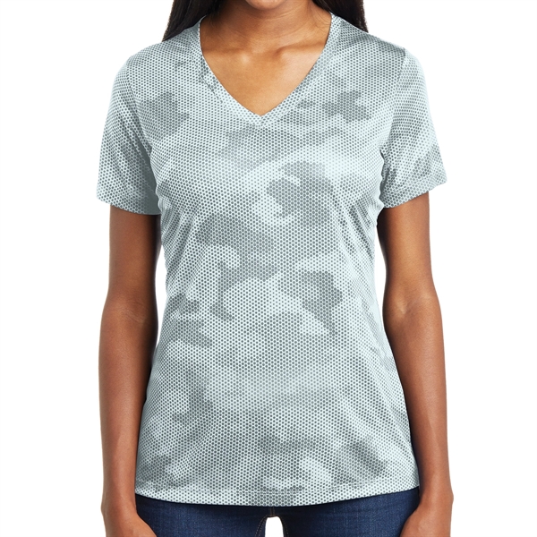 Ladies' Camo Inspired Shirt - Ladies' Camo Inspired Shirt - Image 2 of 12