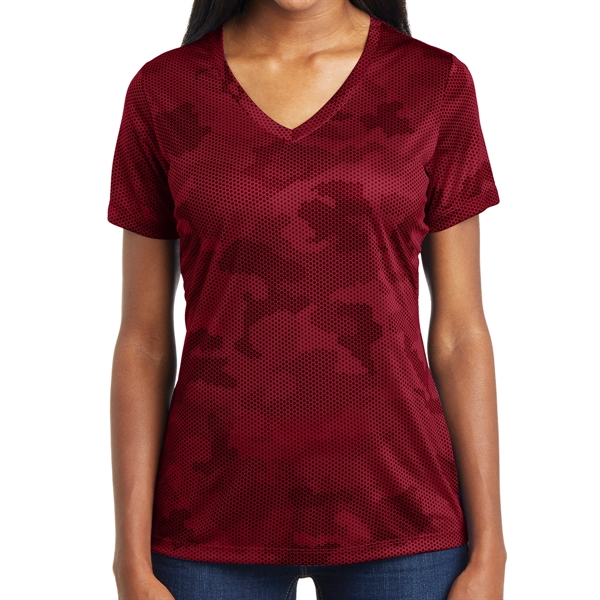 Ladies' Camo Inspired Shirt - Ladies' Camo Inspired Shirt - Image 3 of 12