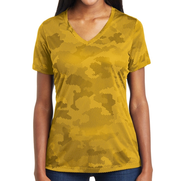 Ladies' Camo Inspired Shirt - Ladies' Camo Inspired Shirt - Image 4 of 12