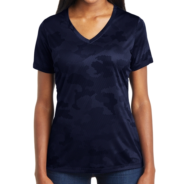 Ladies' Camo Inspired Shirt - Ladies' Camo Inspired Shirt - Image 11 of 12