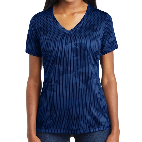 Ladies' Camo Inspired Shirt - Ladies' Camo Inspired Shirt - Image 12 of 12