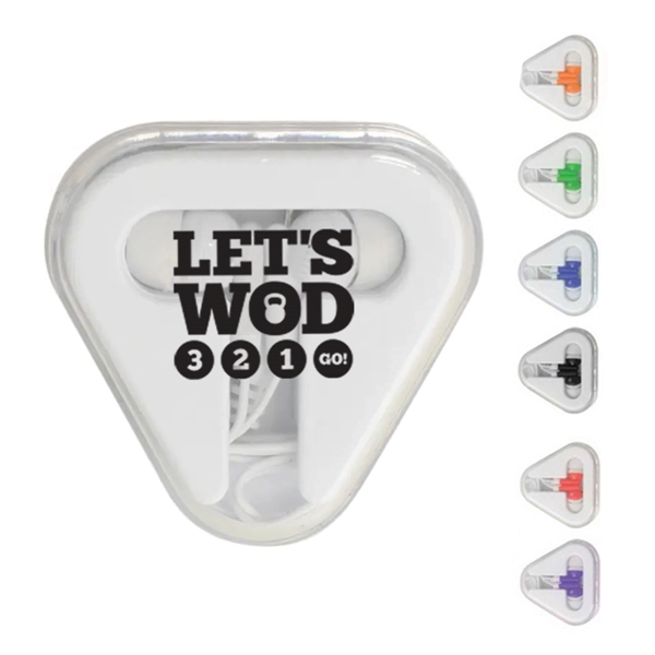 Earphones in a Shaped Case - Earphones in a Shaped Case - Image 0 of 8