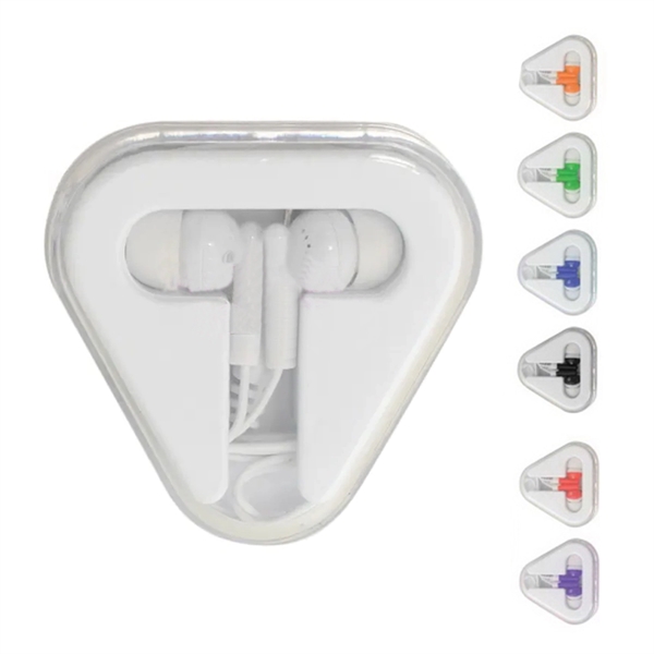 Earphones in a Shaped Case - Earphones in a Shaped Case - Image 1 of 8