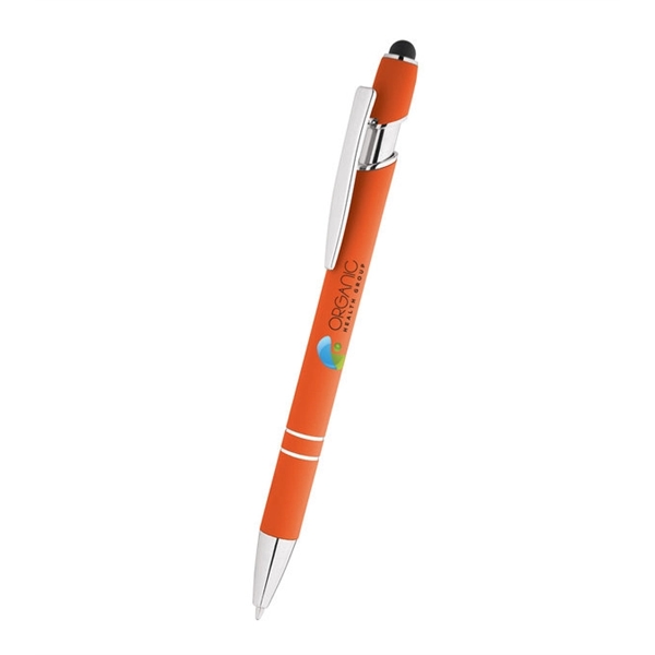 Velvet Soft Touch Stylus - Full Color Imprint - Velvet Soft Touch Stylus - Full Color Imprint - Image 0 of 8