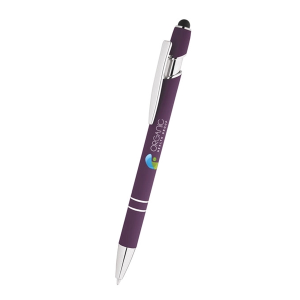 Velvet Soft Touch Stylus - Full Color Imprint - Velvet Soft Touch Stylus - Full Color Imprint - Image 5 of 8