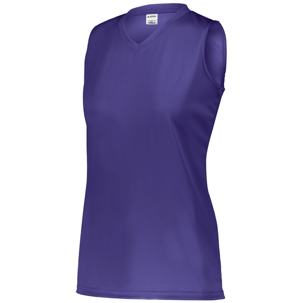 Augusta Sportswear Girls Sleeveless Wicking Attain Jersey - Augusta Sportswear Girls Sleeveless Wicking Attain Jersey - Image 12 of 17