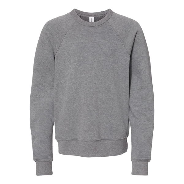 BELLA + CANVAS Youth Sponge Fleece Crewneck Sweatshirt - BELLA + CANVAS Youth Sponge Fleece Crewneck Sweatshirt - Image 8 of 16