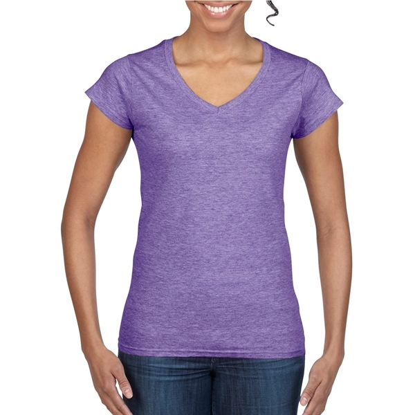 Printed Gildan Softstyle Ladies V-Neck Tees - Printed Gildan Softstyle Ladies V-Neck Tees - Image 13 of 52