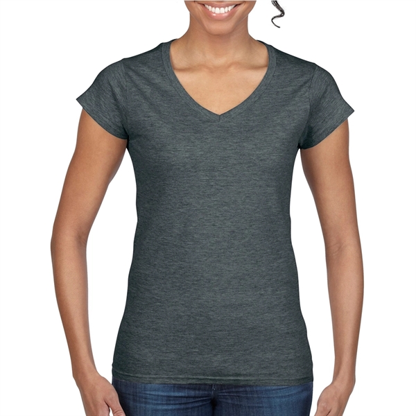 Printed Gildan Softstyle Ladies V-Neck Tees - Printed Gildan Softstyle Ladies V-Neck Tees - Image 17 of 52