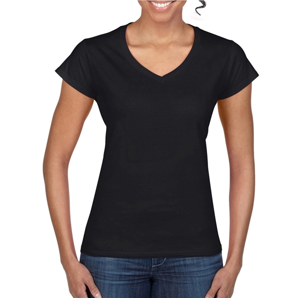 Printed Gildan Softstyle Ladies V-Neck Tees - Printed Gildan Softstyle Ladies V-Neck Tees - Image 21 of 52