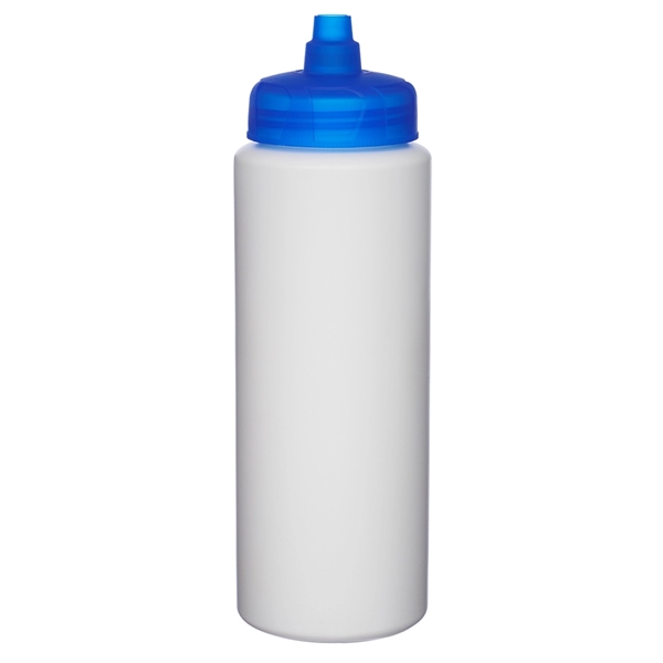 Custom 32 oz. Poly-Clear Plastic Water Bottles