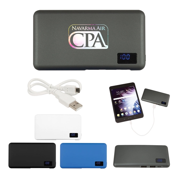UL Listed Robust Power Bank With Digital Display Plum Grove