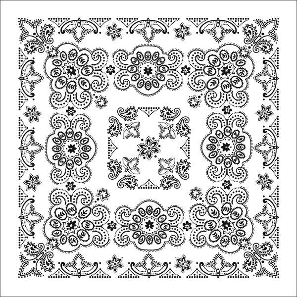 Texas Paisley Bandana - Imported - Texas Paisley Bandana - Imported - Image 2 of 5