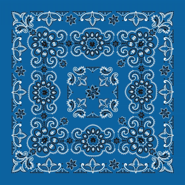 Texas Paisley Bandana - Imported - Texas Paisley Bandana - Imported - Image 4 of 5