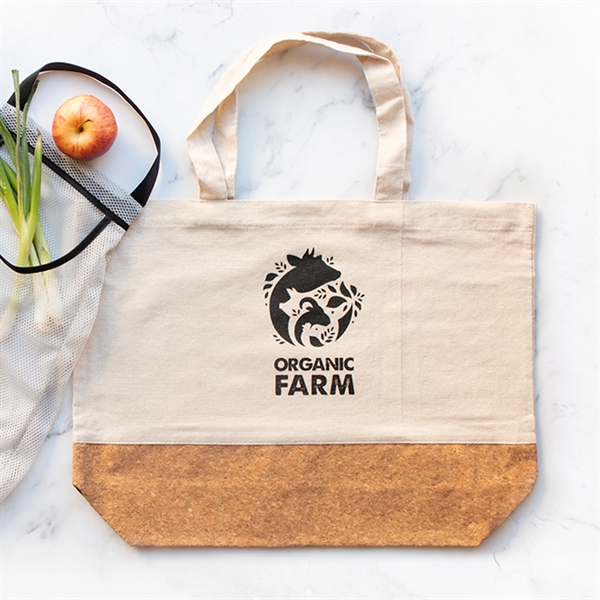 6 oz Cork and Linen Tote Bag - 6 oz Cork and Linen Tote Bag - Image 0 of 1