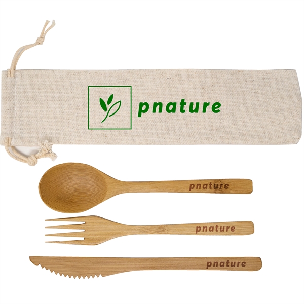 Bamboo Utensil Set - Bamboo Utensil Set - Image 4 of 4