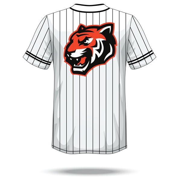 Men's & kids Sublimation Full Button Front Baseball jersey - Men's & kids Sublimation Full Button Front Baseball jersey - Image 1 of 4