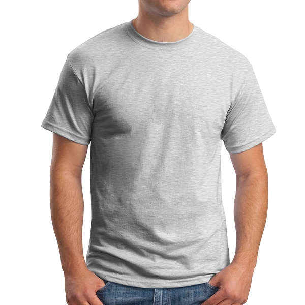 Hanes- EcoSmart50/50 Cotton/Poly T-Shirt - Hanes- EcoSmart50/50 Cotton/Poly T-Shirt - Image 3 of 6