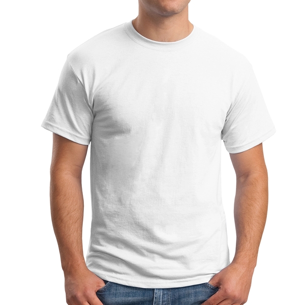 Hanes- EcoSmart50/50 Cotton/Poly T-Shirt - Hanes- EcoSmart50/50 Cotton/Poly T-Shirt - Image 6 of 6