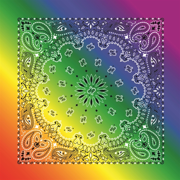 Promotional Grade Economic Paisley Bandana - Imported - Promotional Grade Economic Paisley Bandana - Imported - Image 23 of 23