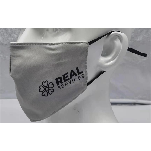 Reusable Kids Face Mask w/ Custom Logo Adjustable PPE - Reusable Kids Face Mask w/ Custom Logo Adjustable PPE - Image 1 of 2