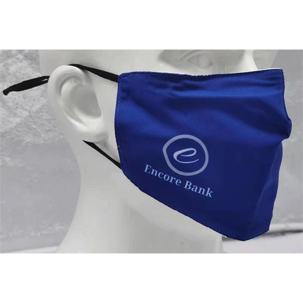Reusable Kids Face Mask w/ Custom Logo Adjustable PPE - Reusable Kids Face Mask w/ Custom Logo Adjustable PPE - Image 2 of 2