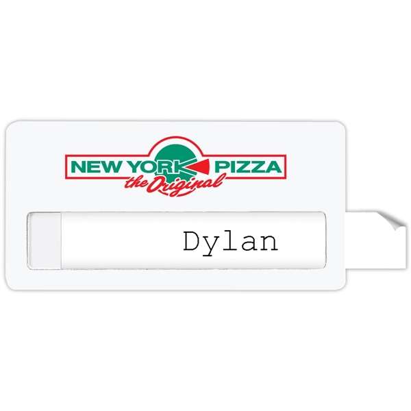 Custom Atlanta Reusable Economy Name Badge