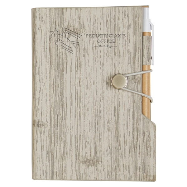 Woodgrain Look Notebook With Sticky Notes And Flags - Woodgrain Look Notebook With Sticky Notes And Flags - Image 9 of 14