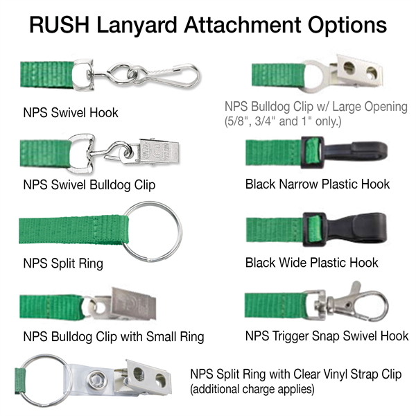 3/8" Flat Smooth Polyester Custom Dye-Sublimated Lanyards - 3/8" Flat Smooth Polyester Custom Dye-Sublimated Lanyards - Image 6 of 6