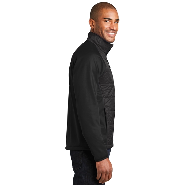 Port Authority Hybrid Soft Shell Jacket. - Port Authority Hybrid Soft Shell Jacket. - Image 9 of 10