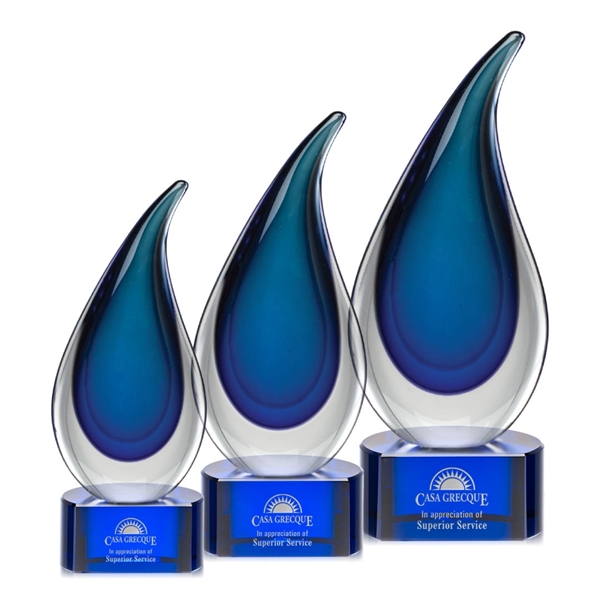 Delray Award on Paragon Base - Blue - Delray Award on Paragon Base - Blue - Image 0 of 6