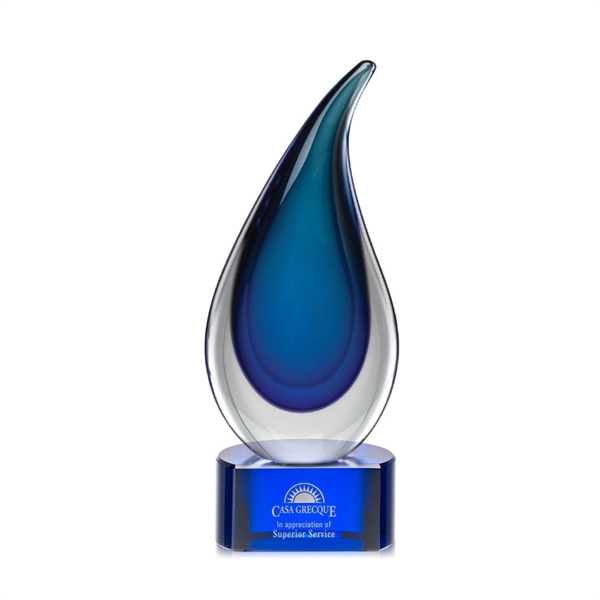 Delray Award on Paragon Base - Blue - Delray Award on Paragon Base - Blue - Image 1 of 6
