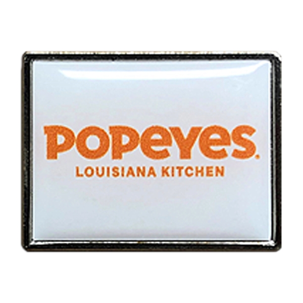 Quikturn Rectangle Lapel Pin - Quikturn Rectangle Lapel Pin - Image 1 of 3