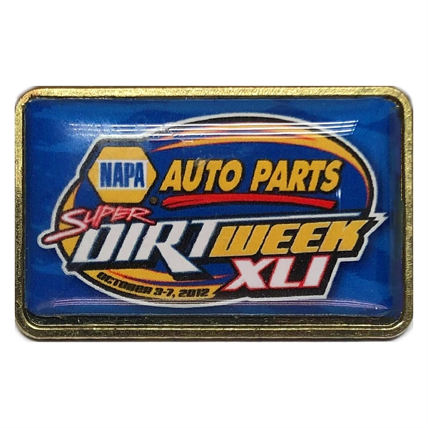 Quikturn Rectangle Lapel Pin with Rounded Corners - Quikturn Rectangle Lapel Pin with Rounded Corners - Image 0 of 1