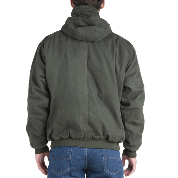 Berne Original Washed Hooded Jacket - Berne Original Washed Hooded Jacket - Image 7 of 9