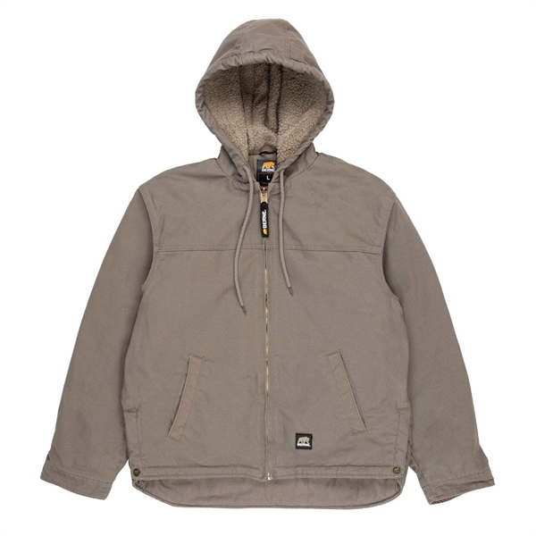 Berne Washed Hooded Work Coat - Berne Washed Hooded Work Coat - Image 0 of 4