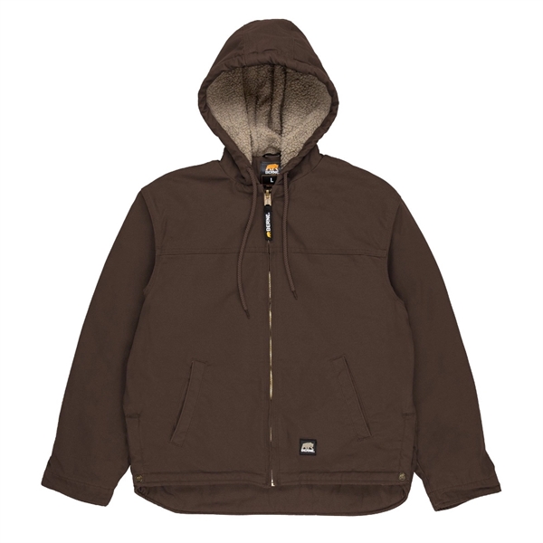 Berne Washed Hooded Work Coat - Berne Washed Hooded Work Coat - Image 1 of 4