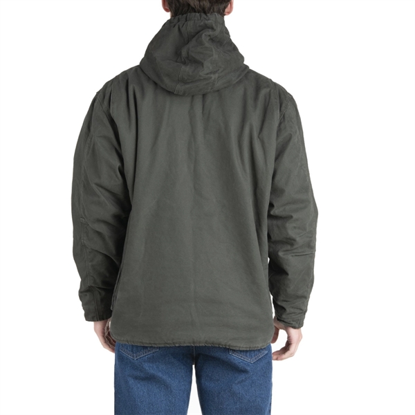 Berne Washed Hooded Work Coat - Berne Washed Hooded Work Coat - Image 4 of 4