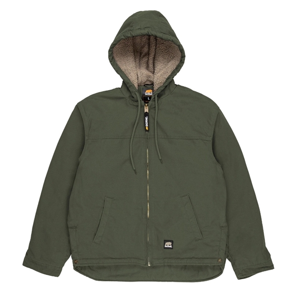 Berne Washed Hooded Work Coat - Berne Washed Hooded Work Coat - Image 2 of 4