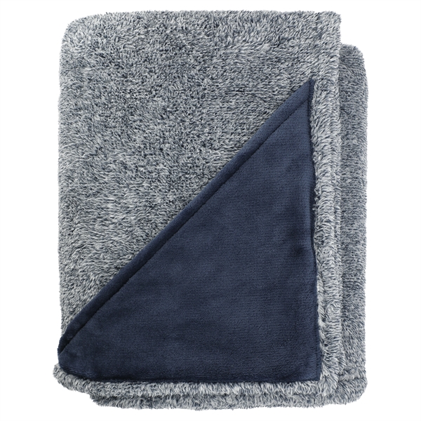 Heathered Fuzzy Fleece Blanket - Heathered Fuzzy Fleece Blanket - Image 1 of 9