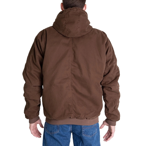 Berne Original Washed Hooded Jacket - Berne Original Washed Hooded Jacket - Image 6 of 9