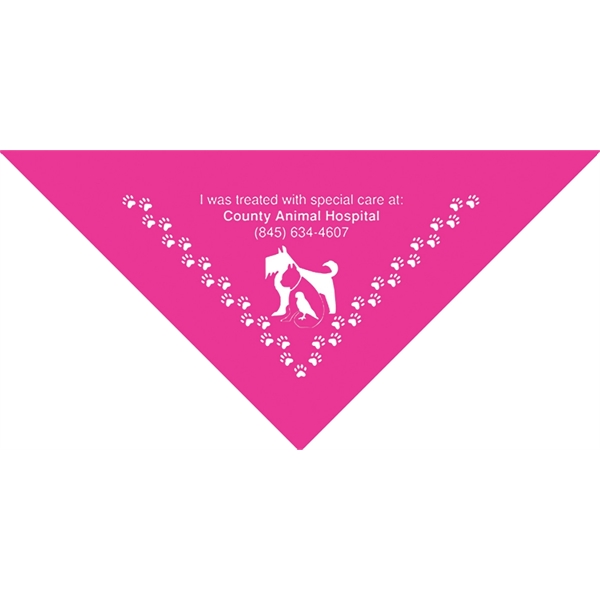 Small Triangle Solid Bandanna - Made in the USA - Small Triangle Solid Bandanna - Made in the USA - Image 5 of 14