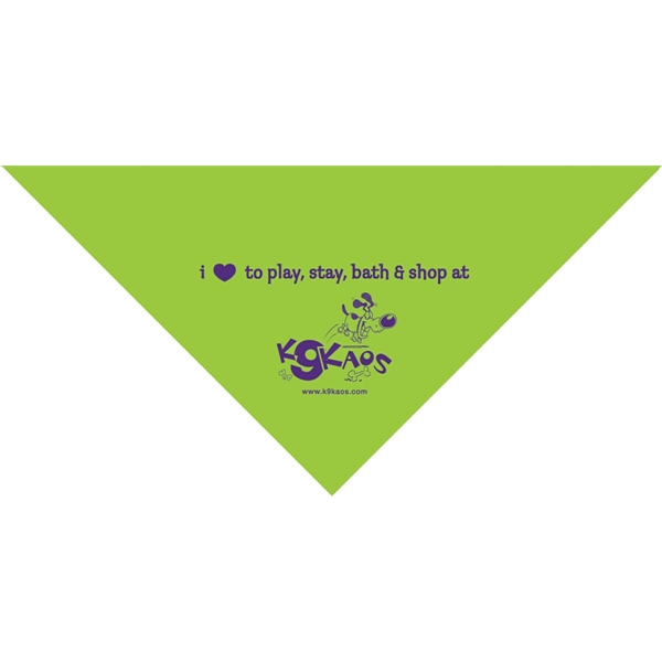 Small Triangle Solid Bandanna - Made in the USA - Small Triangle Solid Bandanna - Made in the USA - Image 14 of 14
