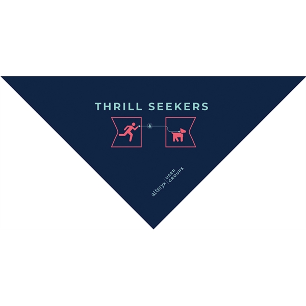Small Triangle Solid Bandanna - Made in the USA - Small Triangle Solid Bandanna - Made in the USA - Image 11 of 14