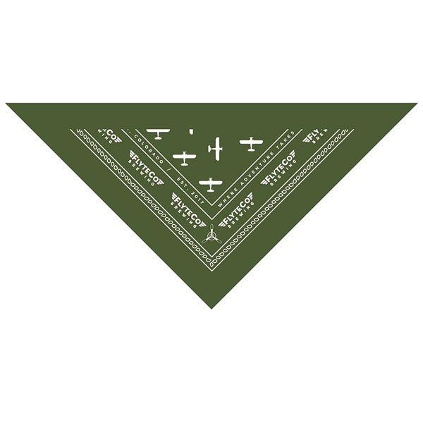 Med - Large Solid Triangle Bandanna - Made in the USA - Med - Large Solid Triangle Bandanna - Made in the USA - Image 20 of 23